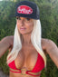 THIGHBRUSH® TRUCKING - Flat Bill Trucker Snapback Hat - Black