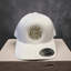 THIGHBRUSH® BEARD RIDING COMPANY - Trucker Snapback Hat - White with Gold