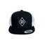 THIGHBRUSH® - 69% ER™ DIAMOND COLLECTION - Trucker Snapback Hat - Black and White - Flat Bill