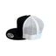 THIGHBRUSH® - 69% ER™ DIAMOND COLLECTION - Trucker Snapback Hat - Black and White - Flat Bill
