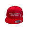 THIGHBRUSH® - MAKING FOREPLAY GREAT AGAIN - Flat Bill Trucker Snapback Hat - Red 2.0