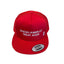 THIGHBRUSH® - MAKING FOREPLAY GREAT AGAIN - Flat Bill Trucker Snapback Hat - Red 2.0