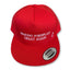 THIGHBRUSH® - MAKING FOREPLAY GREAT AGAIN - Flat Bill Trucker Snapback Hat - Red 2.0