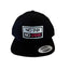 THIGHBRUSH® - NO INK, NO PINK - Wool Blend Snapback Hat - Black - Flat Bill