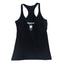 THIGHBRUSH® - WINE-DINE-69 - Women's Tank Top - Black