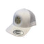 THIGHBRUSH® BEARD RIDING COMPANY - Trucker Snapback Hat - White with Gold
