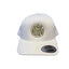 THIGHBRUSH® BEARD RIDING COMPANY - Trucker Snapback Hat - White with Gold