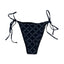 THIGHBRUSH® SWIM - X MARKS THE SPOT - Women's Bikini Separates - Black