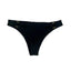 THIGHBRUSH® SWIM - Women's Bikini Separates - Black with Gold