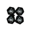 THIGHBRUSH® - TIRE VALVE COVERS - Custom with Logo - 4 Pack