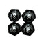 THIGHBRUSH® - TIRE VALVE COVERS - Custom with Logo - 4 Pack