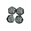 THIGHBRUSH® - TIRE VALVE COVERS - Custom with Logo - 4 Pack