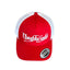 THIGHBRUSH® “OUTLAW" - Trucker Snapback Hat - Red and White