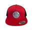 THIGHBRUSH® BEARD RIDING COMPANY - Trucker Snapback Hat - Red and Black - Flat Bill