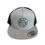 THIGHBRUSH® BEARD RIDING COMPANY - Trucker Snapback Hat - Silver and Black - Flat Bill