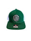 THIGHBRUSH® BEARD RIDING COMPANY - Trucker Snapback Hat - Green and White