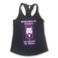 THIGHBRUSH TATTOO - “No Ink, No Pink” Women's Tank Top - Navy Blue and Pink