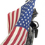 THIGHBRUSH MOTORCYCLE SUN SHADE STARS AND STRIPE AMERICAN FLAG