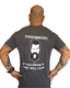 THIGHBRUSH® - IF YOU GROW IT, THEY WILL CUM! - Men's T-Shirt - Charcoal