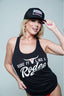 THIGHBRUSH® - RIDE IT LIKE A RODEO - Women's Tank Top - Black
