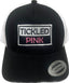 THIGHBRUSH® - TICKLED PINK - Trucker Snapback Hat - Black and White
