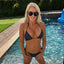 THIGHBRUSH® SWIM - X MARKS THE SPOT - Women's Bikini Separates - Black