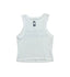 NO BEARD NO BOOTY® COLLECTION by THIGHBRUSH® - Women's Cropped Tank Top - White