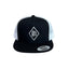 THIGHBRUSH® - 69% ER™ DIAMOND COLLECTION - Trucker Snapback Hat - Black and White - Flat Bill