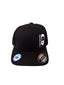 THIGHBRUSH® - Cool and Dry FlexFit Hat - Black with White