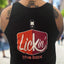 THIGHBRUSH® - LICKIN' THE BOX - Men's Tank Top - Black