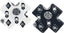 THIGHBRUSH® - LOGO BLAST - Pasties - Black or White