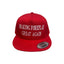 THIGHBRUSH® - MAKING FOREPLAY GREAT AGAIN - Flat Bill Trucker Snapback Hat - Red 2.0