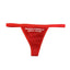 THIGHBRUSH® - MAKING FOREPLAY GREAT AGAIN - Women's Thong Underwear - Red
