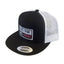 THIGHBRUSH® - NO INK NO PINK - Trucker Snapback Hat - Black and White - Flat Bill