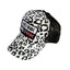 THIGHBRUSH® - NO INK NO PINK - Trucker Snapback or Ponytail Hat - White Leopard