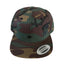 THIGHBRUSH® - Snapback Hat - Dark Camo - Flat Bill