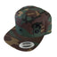 THIGHBRUSH® - Snapback Hat - Dark Camo - Flat Bill