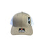 THIGHBRUSH® - Trucker Snapback Hat - Khaki and White