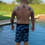 THIGHBRUSH® - WETTER IS BETTER - Men's Board Shorts - Black