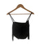 THIGHBRUSH® - Women's Fringed Cropped Top - Black