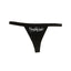 THIGHBRUSH® - OUTLAW - Women's Thong Underwear - Black