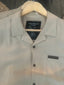 THIGHBRUSH® LOUNGE "Happy Hour 6-9 Daily" Men's Resort Shirt - Khaki