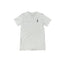 THIGHBRUSH® - Men's Basic V-Neck T-Shirt - Face Logo - Heather White