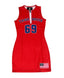THIGHBRUSH® ATHLETICS - THIGHBRUSH 69 - WOMEN'S BASKETBALL JERSEY DRESS - RED