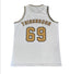 THIGHBRUSH® ATHLETICS - THIGHBRUSH 69 - MEN'S BASKETBALL JERSEY - WHITE