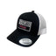 THIGHBRUSH® - TICKLED PINK - Trucker Snapback Hat - Black and White