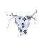 THIGHBRUSH® SWIM - LOGO BLAST - Women's Bikini Separates - White