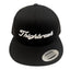 THIGHBRUSH® GOLF - FORE-PLAY - Flat Bill Trucker Snapback Hat - Black