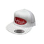 THIGHBRUSH® TRUCKING - Flat Bill Trucker Snapback Hat - White