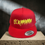 THIGHBRUSH® - LICKAMANIA - Flat Bill Trucker Snapback Hat - Red